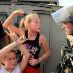 Ahed gegen die Soldaten, Quelle: Haber5